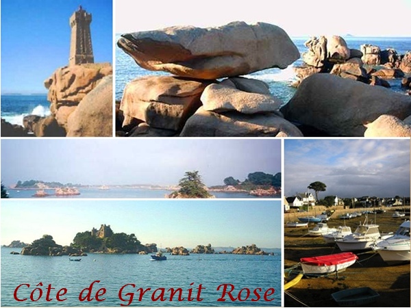 Côte de grantit rose
